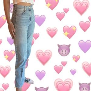 Bershka Balloon Cropped Jeans